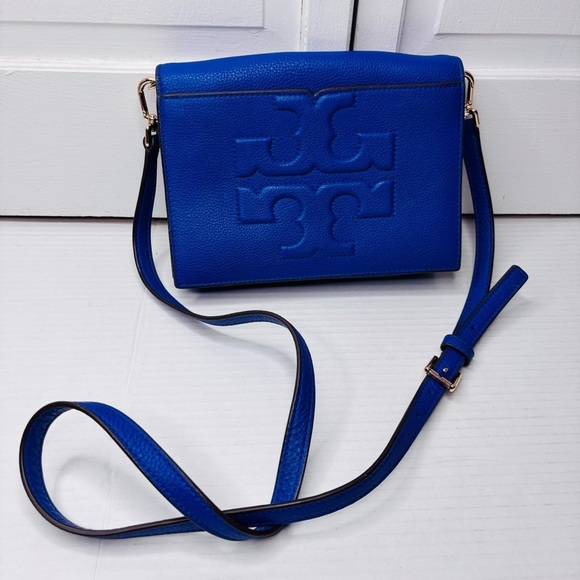 TORY BURCH Blue Bombe T Combo Crossbody Bag - Picture 2 of 12